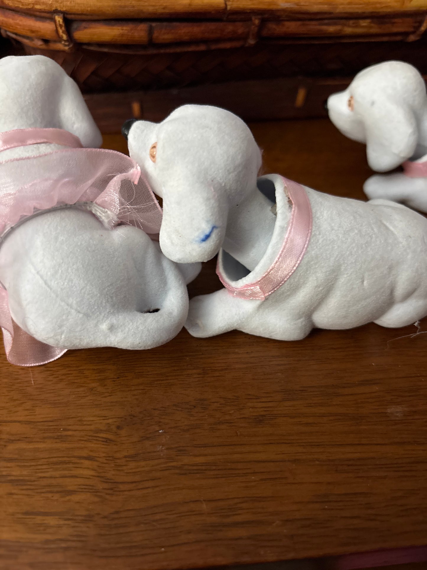 Set of 3 Vintage Dog Bobbleheads