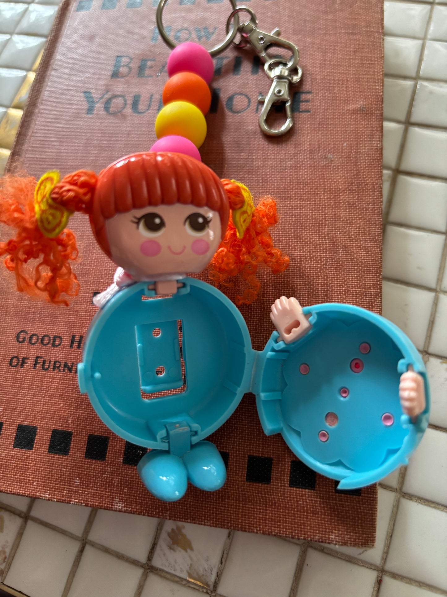 1984 Galoob Sweet Secret Gleamie Upcycled Keyring