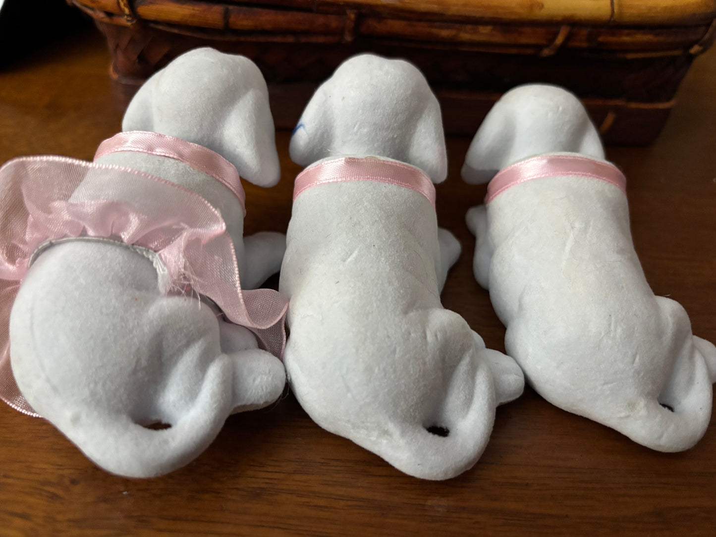 Set of 3 Vintage Dog Bobbleheads