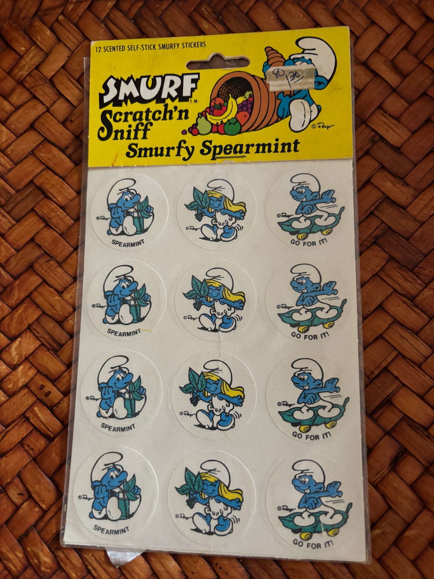 1982 Smurf Stickers