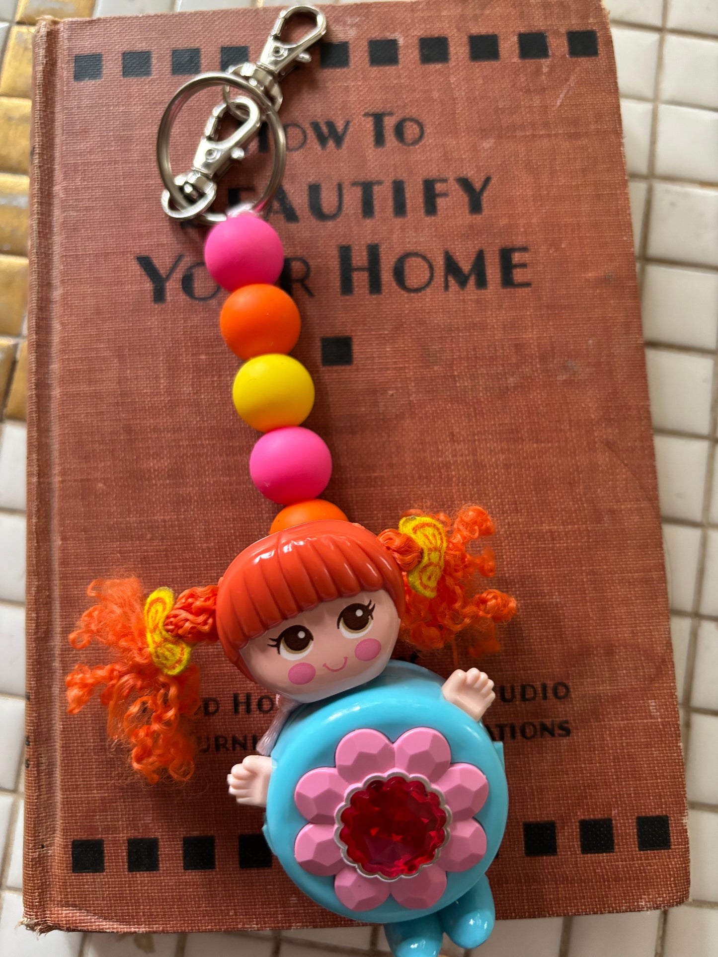 1984 Galoob Sweet Secret Gleamie Upcycled Keyring