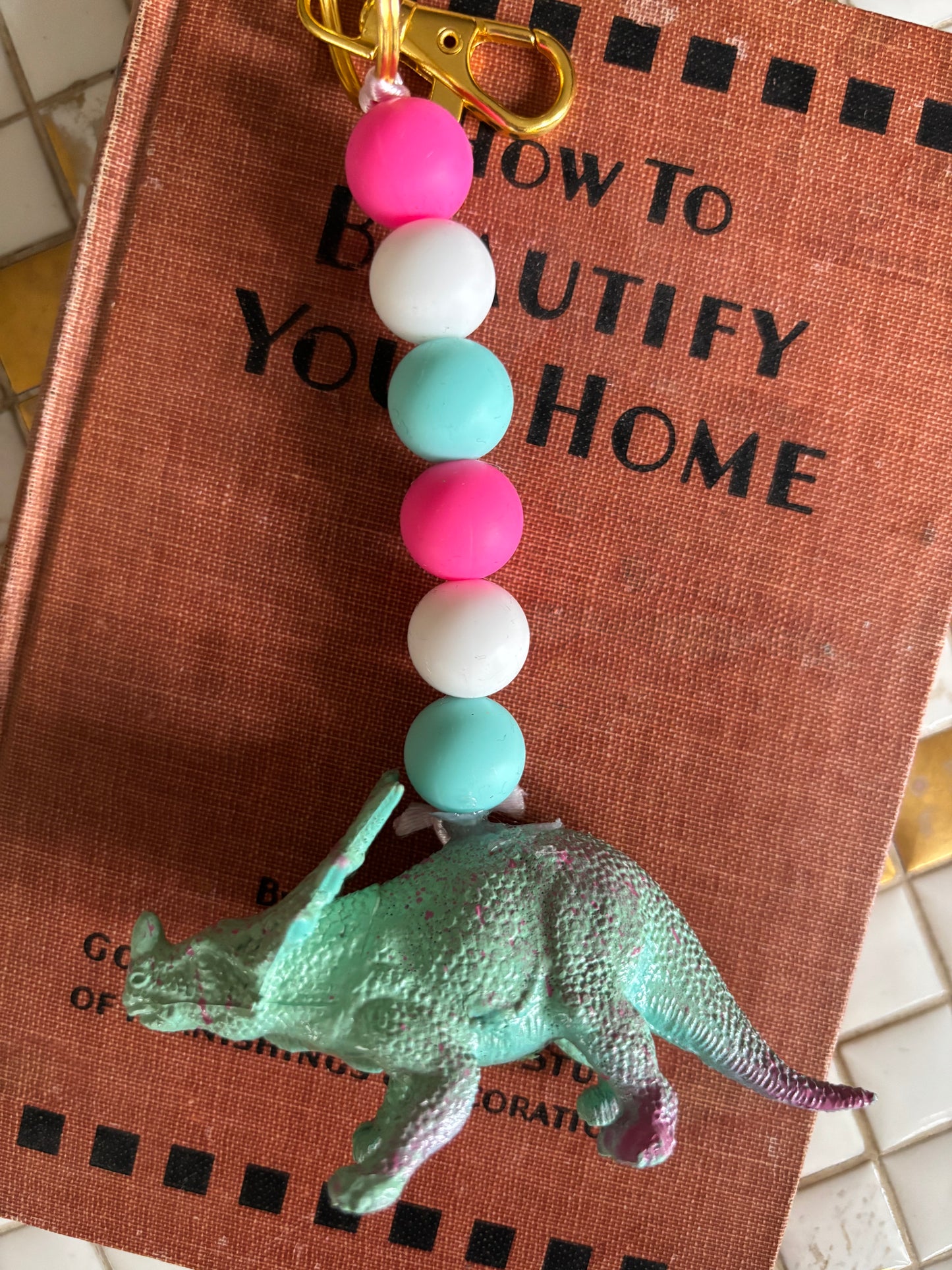 Dinosaur Rawr Keyring