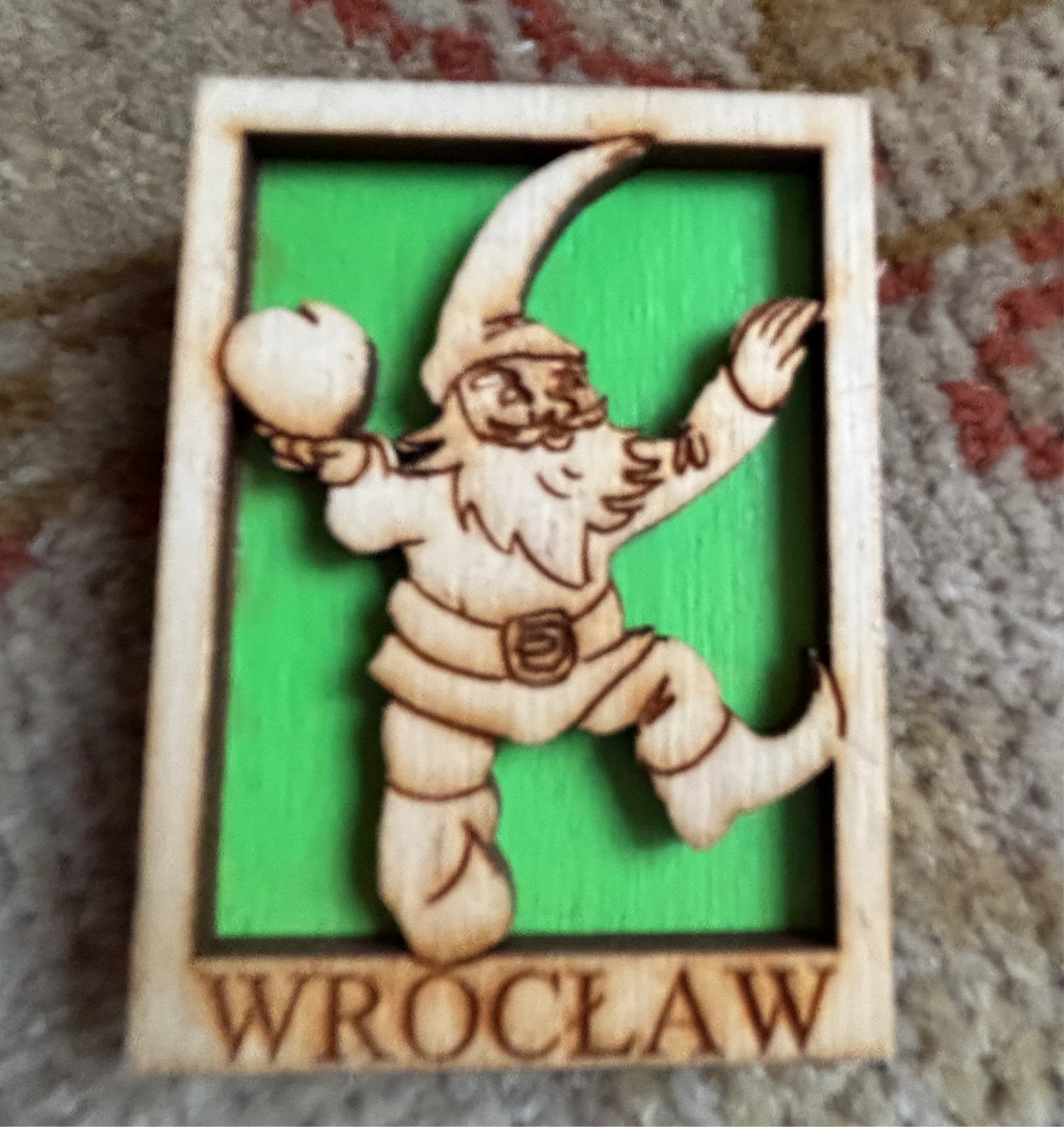 Vintage Dwarf Magnet-Poland